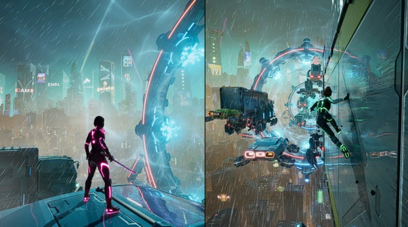Split Fiction is a two-player co-op game with sci-fi and fantasy themes.