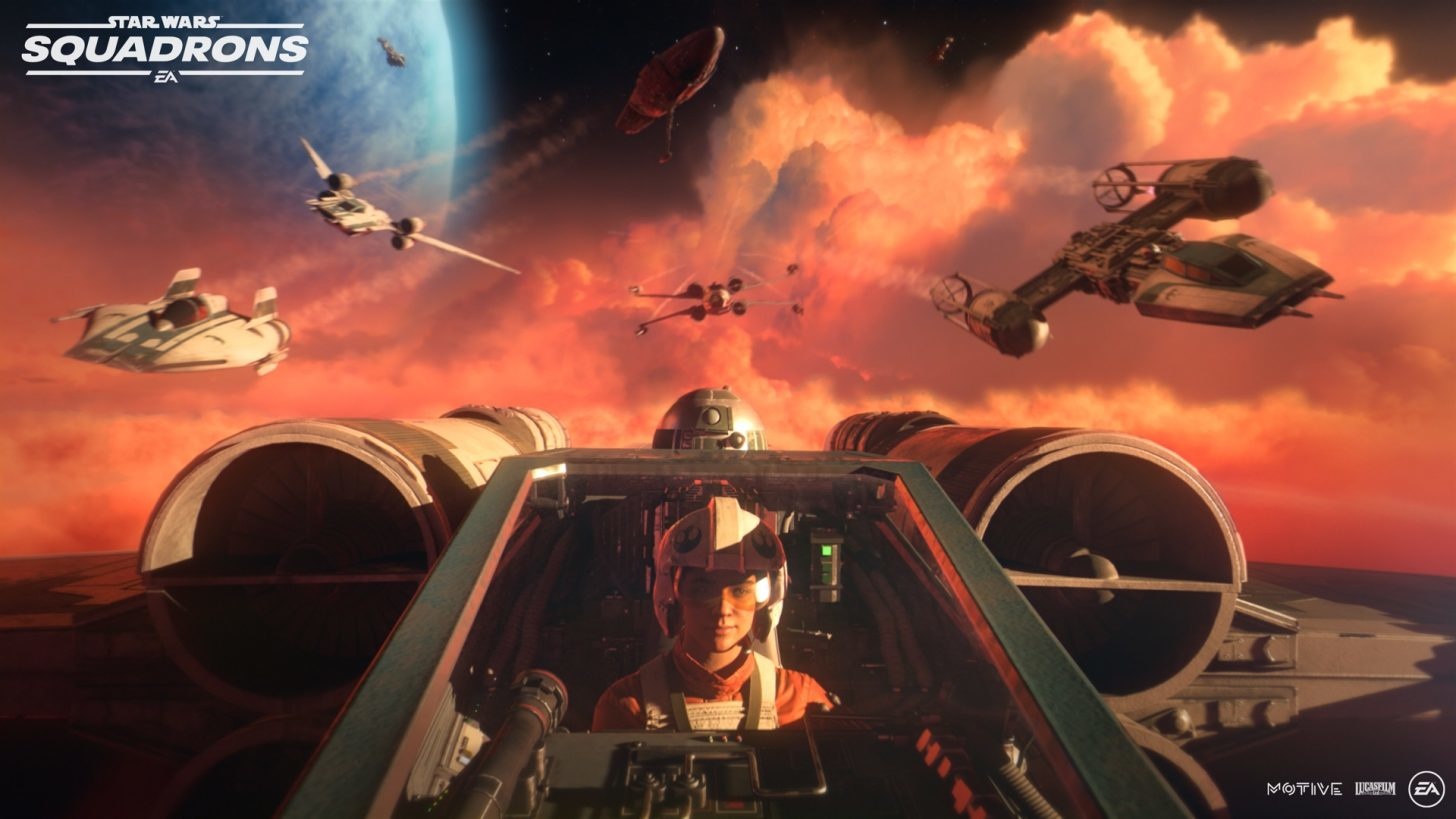 Star Wars: Squadrons is here.