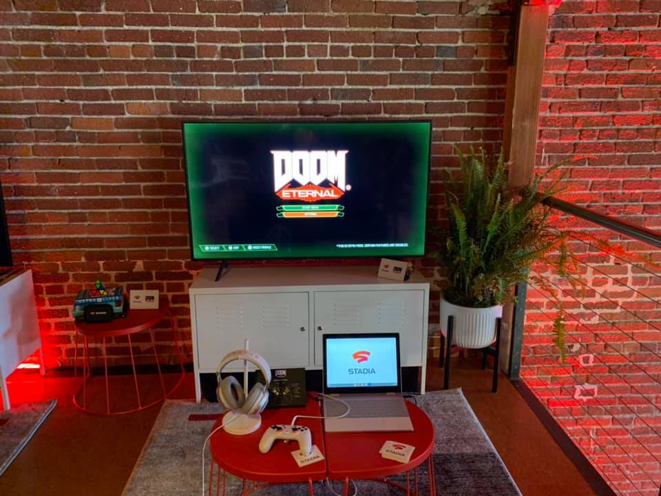 Google Stadia runs games like Doom Eternal.