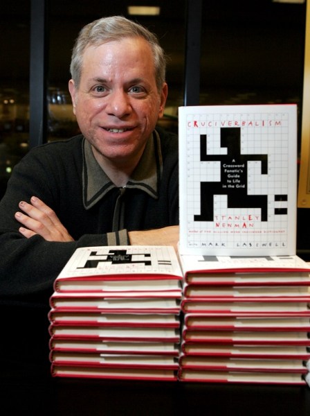 Stan Newman, Newsday's crossword puzzle creator, speaks about how puzzles can help keep the brain active and about the new book he has written at Barnes and Knoble bookstore on Wednesday, November 15, 2006 in Carle Place, New York. em