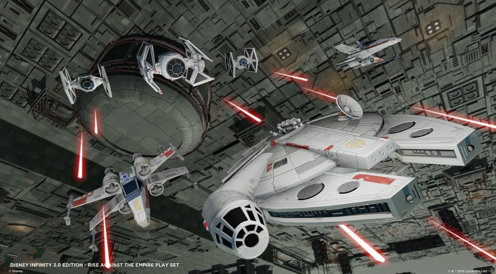 Star Wars: Rise Against the Empire, emphasizes vehicular combat.