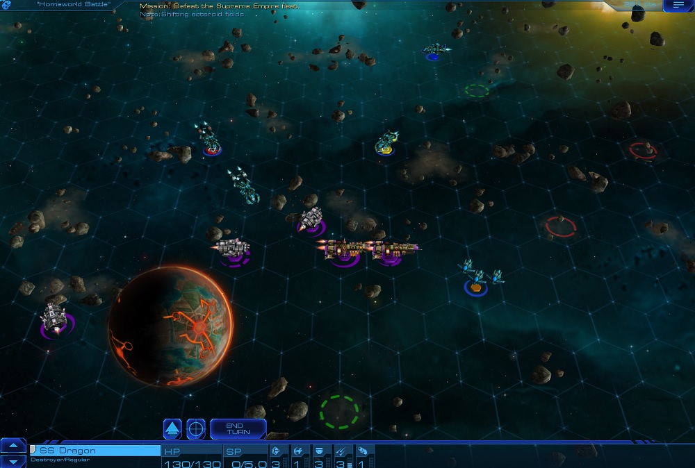 Sid Meier's Starships combat