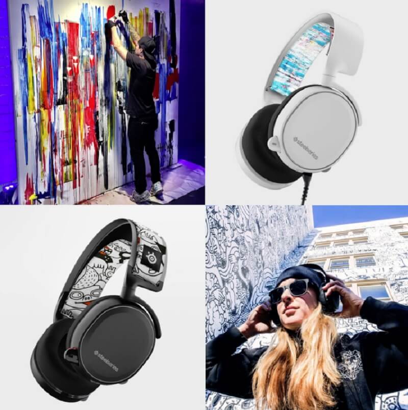 SteelSeries is marrying art and games.