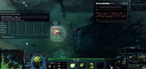 The SteelSeries Sentry eye tracker highlights where you are looking.