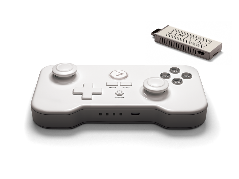 The buttons might look comically oversized, but the GameStick's controller is remarkably responsive.