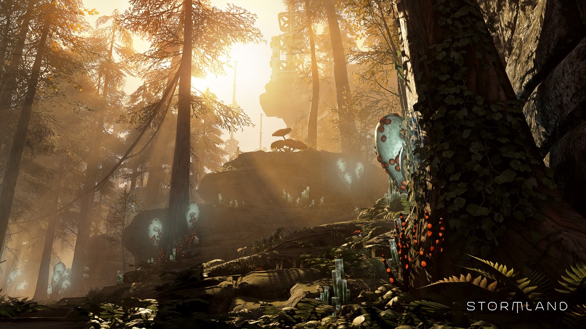 Stormland has a variety of environments.