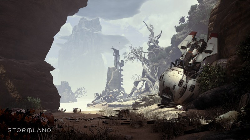 Stormland has a lot of places with wreckage and loot.