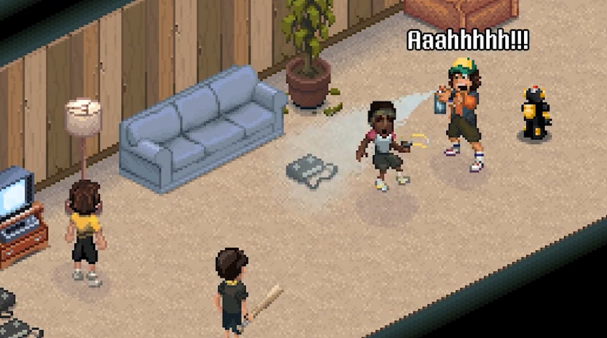 Scene from Stranger Things 3: The Game.