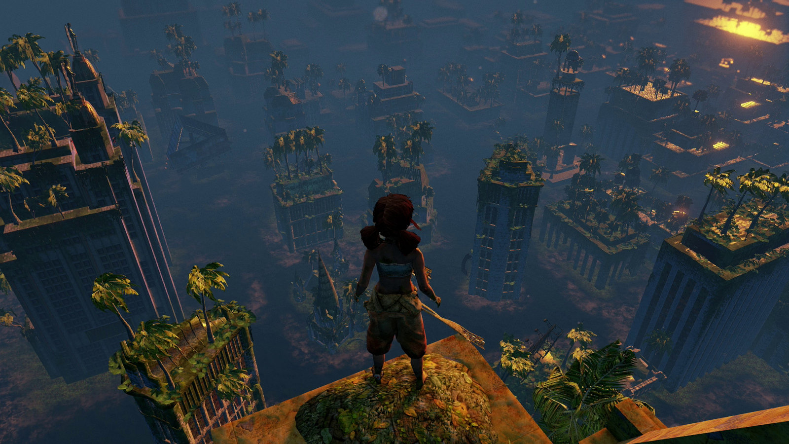 Climb all the way to the top.