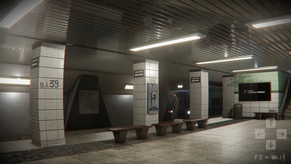 A subway scene