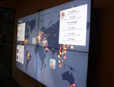 Supercell tracks its users on a big display