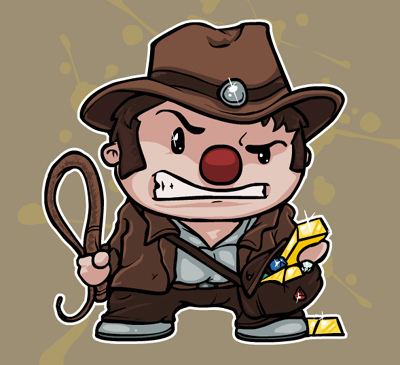 Spelunker in Super Meat Boy