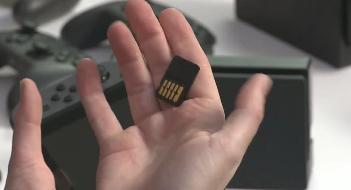 Nintendo Switch microSD card.