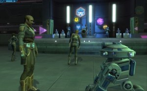 Companion Chat in a Cantina Screenshot Star Wars The Old Republic