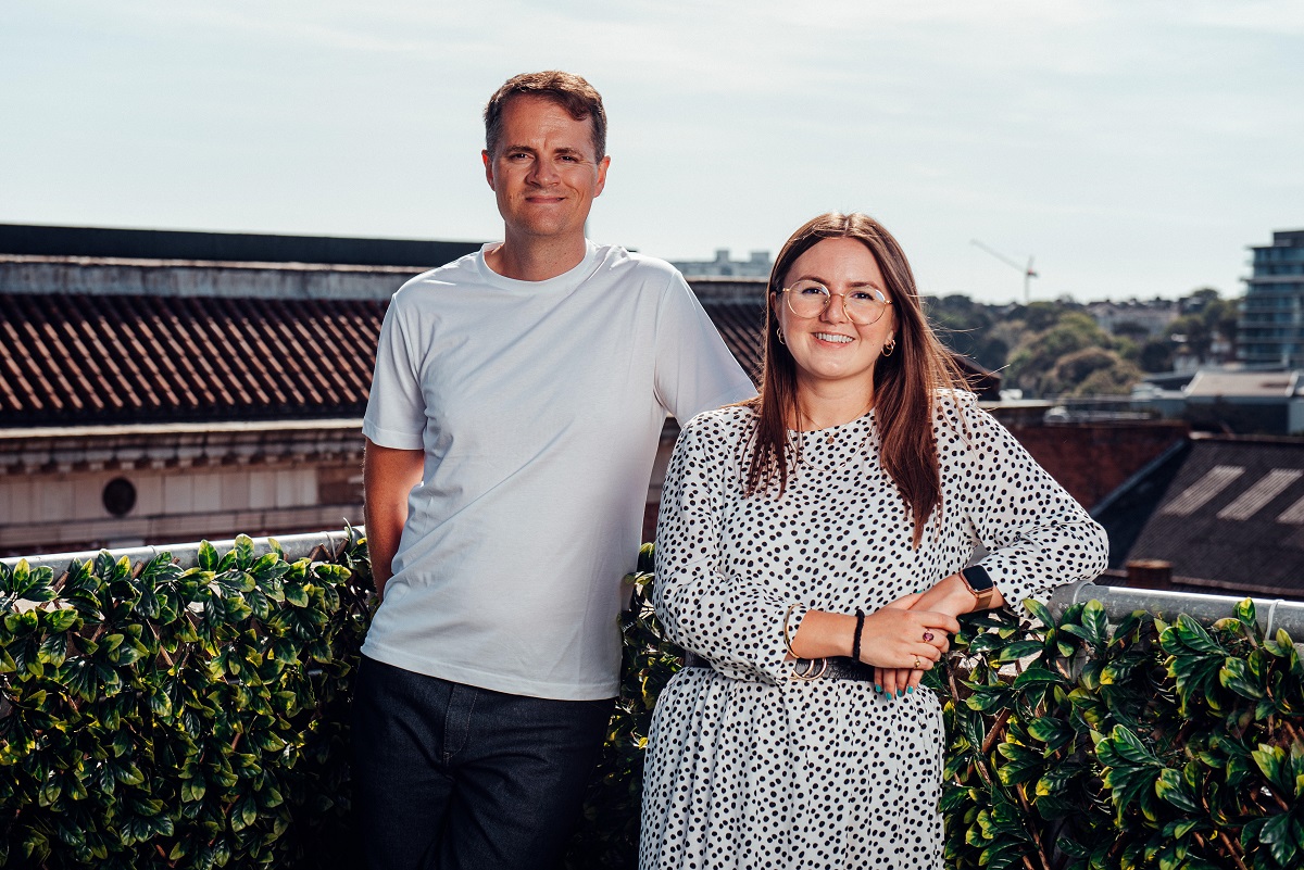 Talewind founders Mike Allender and Georgina Felce.