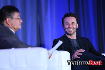 Brendan Iribe of Oculus VR opened the event with a talk on how virtual reality will go mobile and create its own content ecosystem.