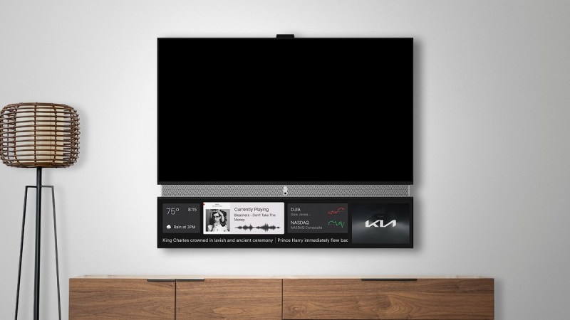Telly can show you ads when it is off.