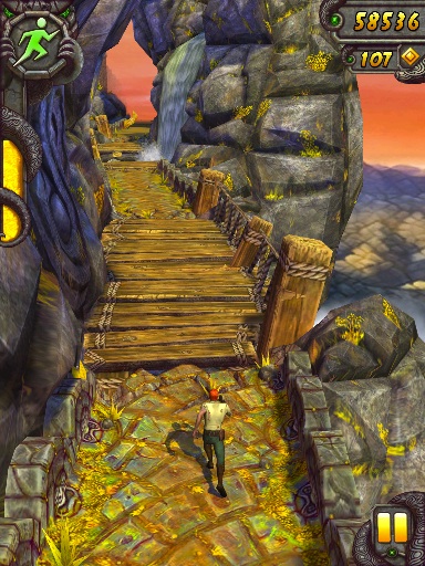 Temple Run 2 waterfall