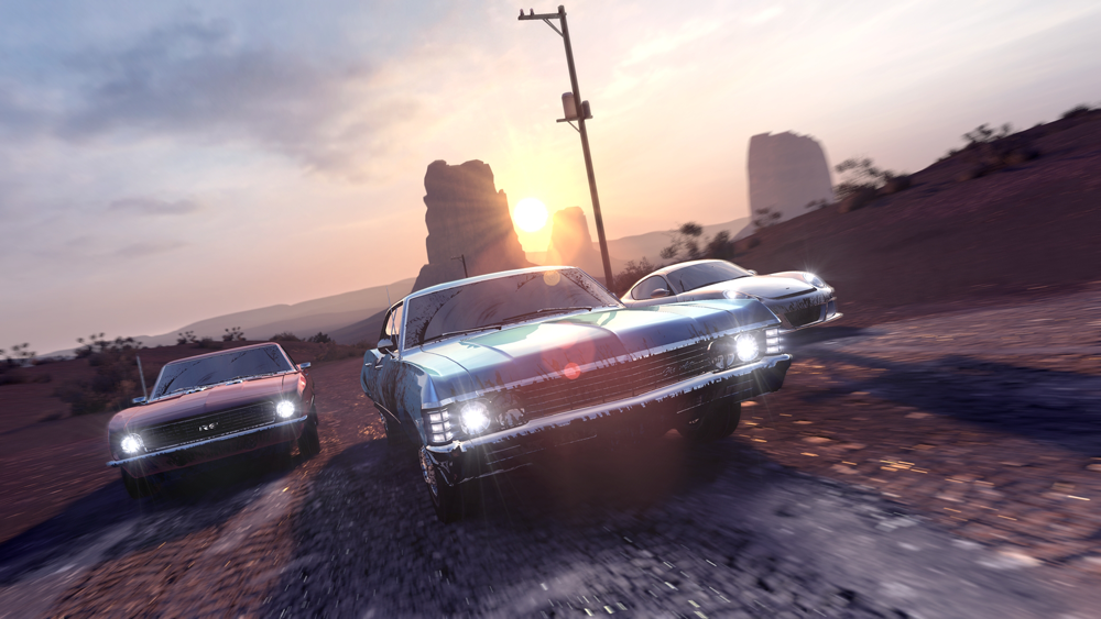 A pack of muscle cars has caught your party by surprise! Flee or Fight?