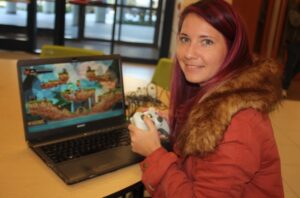 Theresa Duringer shows off Cannon Brawl