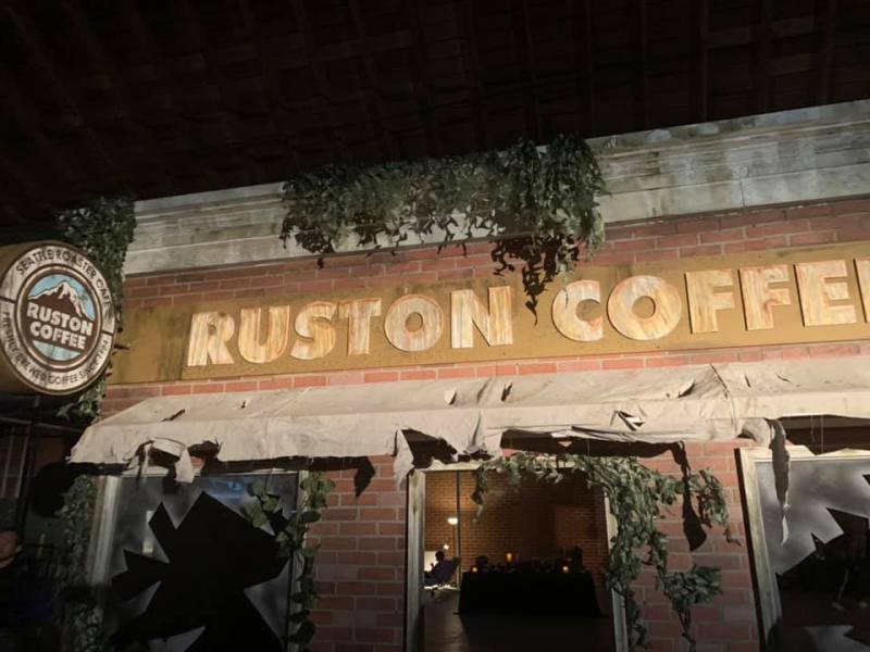 A real-life rendering of Ruston Coffee shop from The Last of Us Part II.