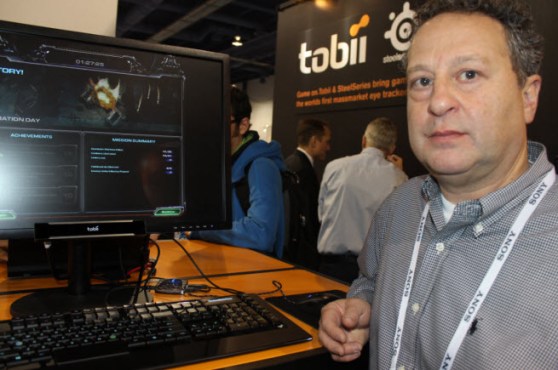 Tobii vice president Carl Korobkin