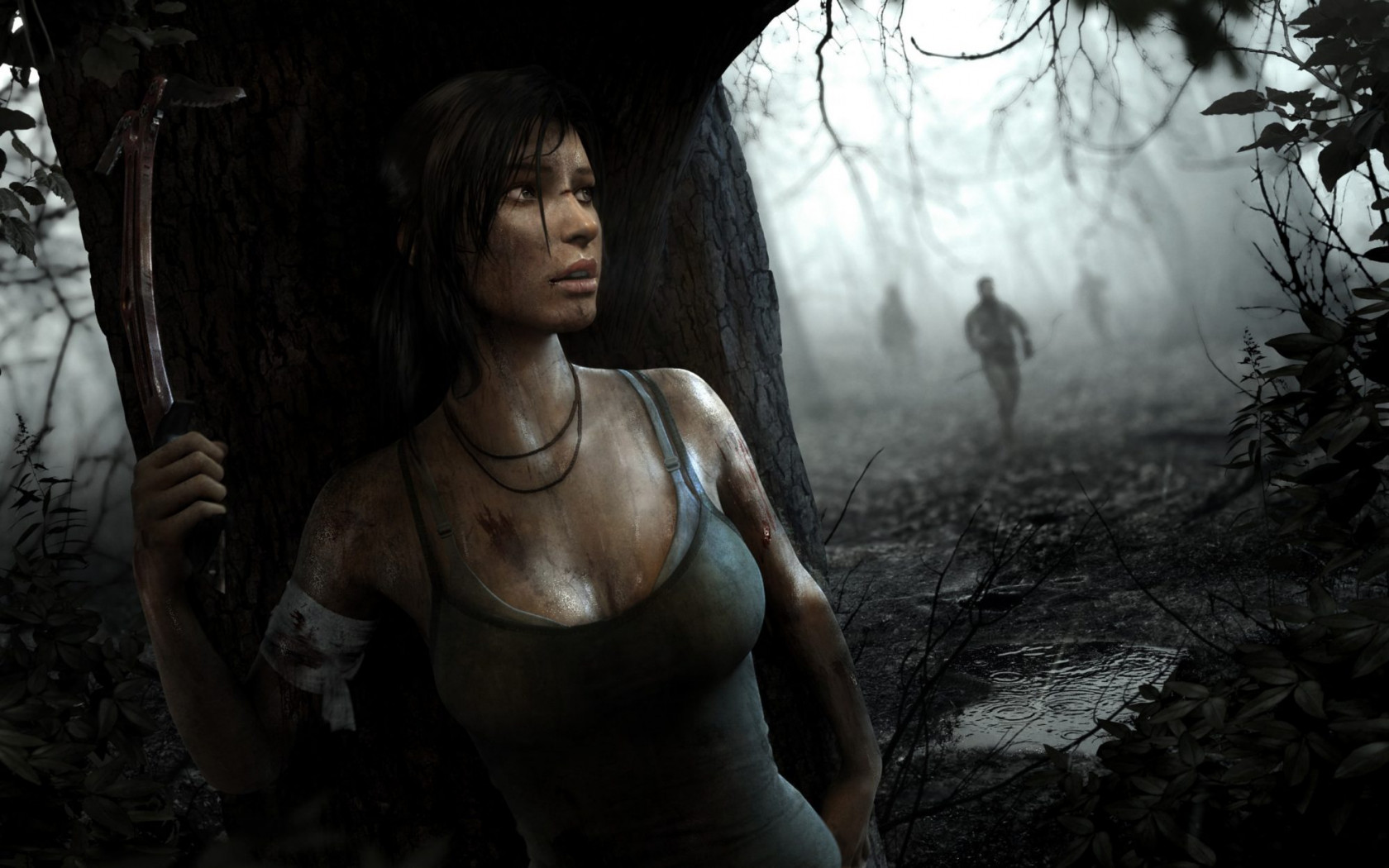 Lara hides in the shadows and strikes fear in her enemies.