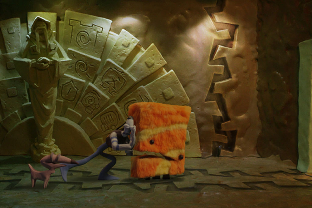 Armikrog Tommynaut shove
