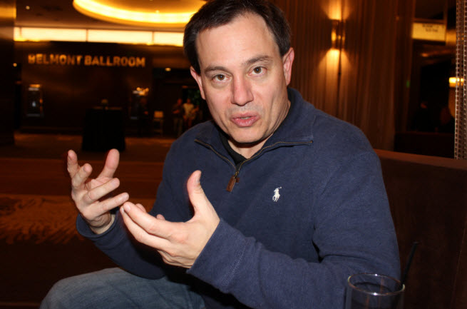 Tony Tamasi of Nvidia talks with his hands.