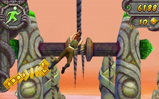 Temple Run 2 zipline