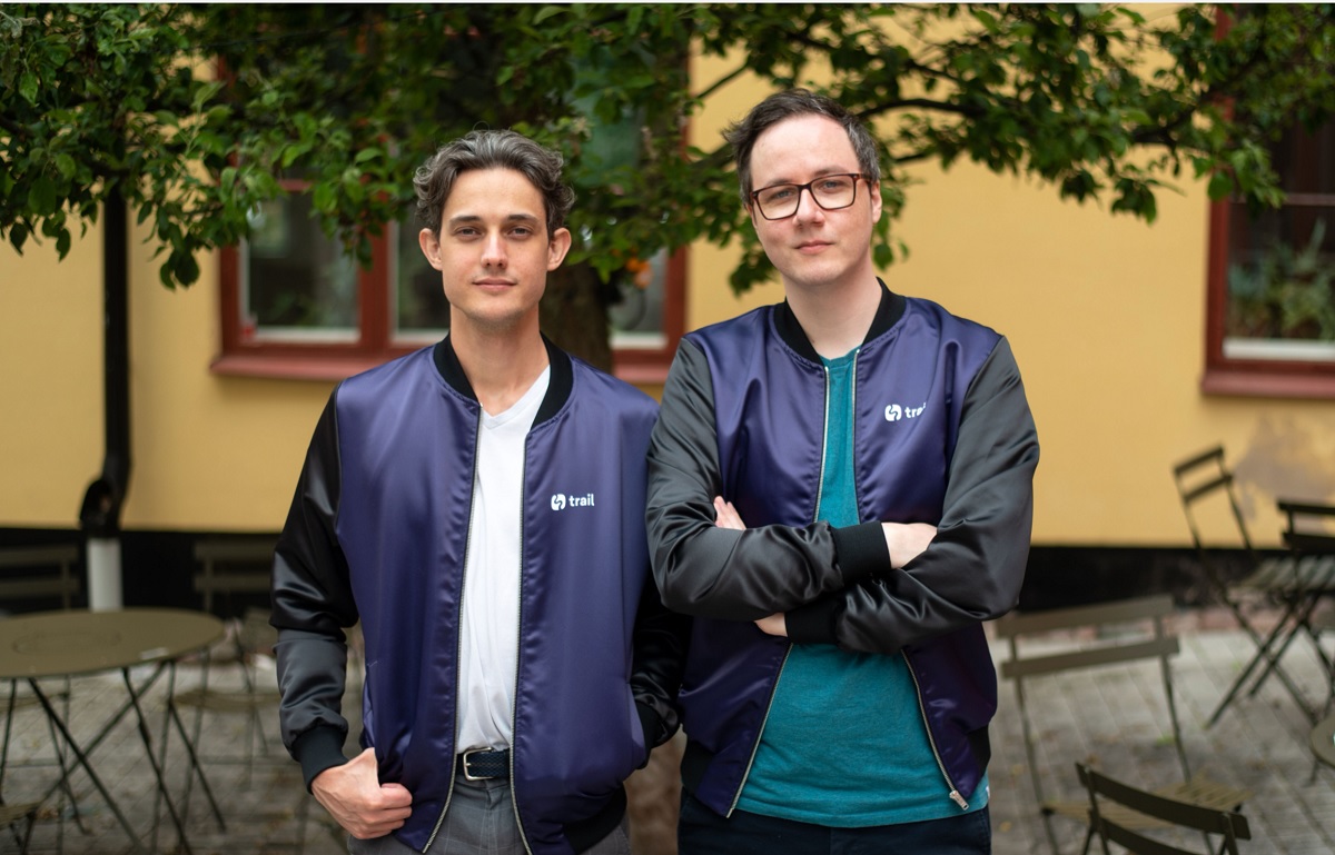 Trail cofounders Willem Demmers and Carles 