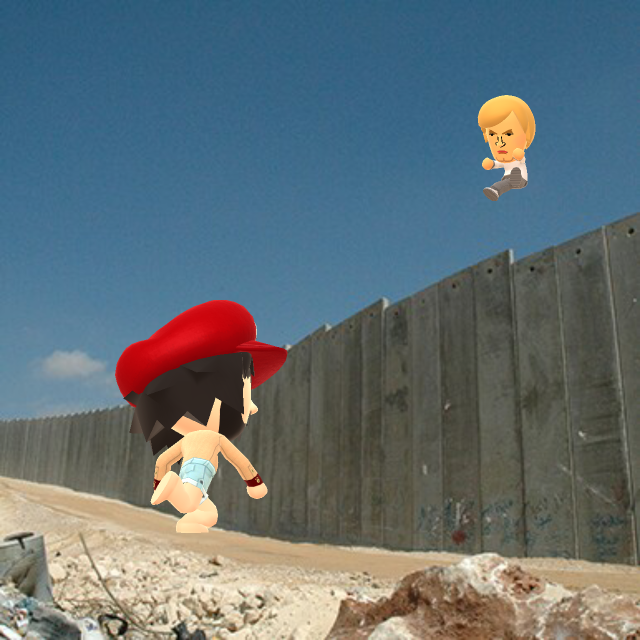 Although, it's worth having a dead battery if you get to throw Donald Trump over a wall.