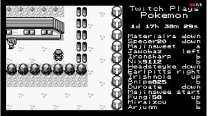 Twitch working together to play a game of Pokémon.