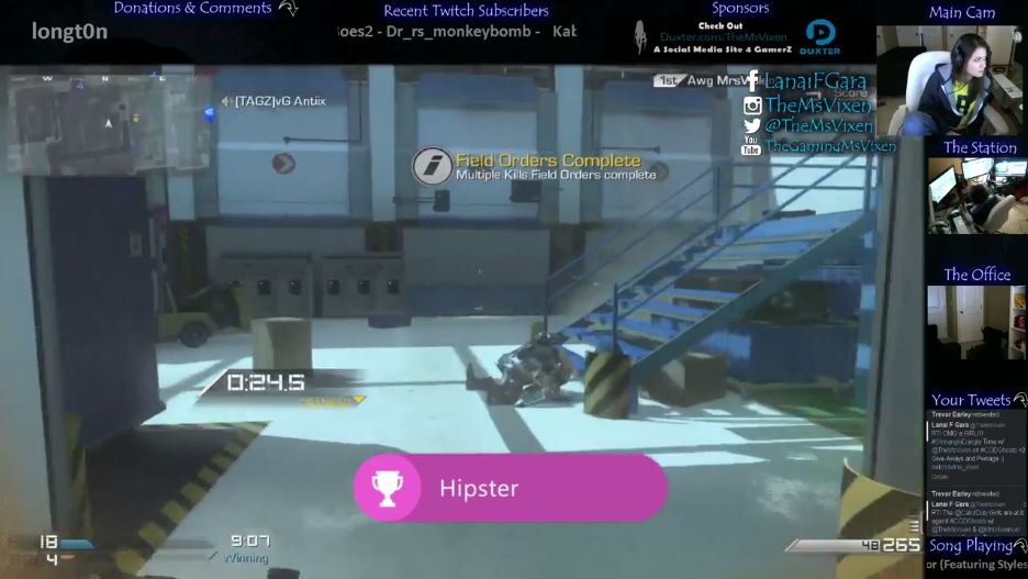 Twitch on the Xbox One.