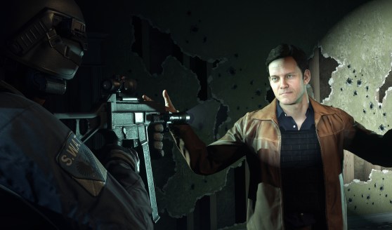 Tyson has his hands up in Battlefield Hardline
