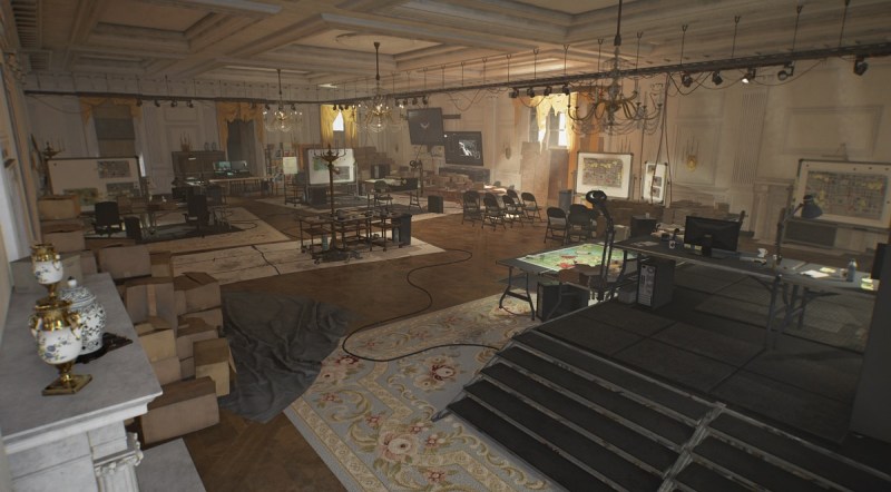 The White House Situation Room in The Division 2.