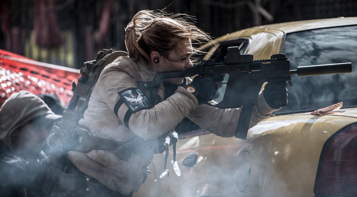 An agent in the RocketJump episode of Agent Origins for Ubisoft's The Division.