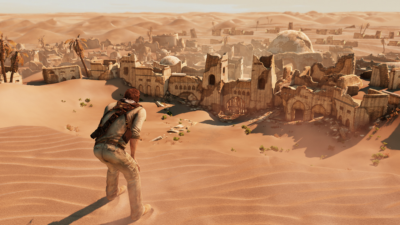 Look at all that sand.
