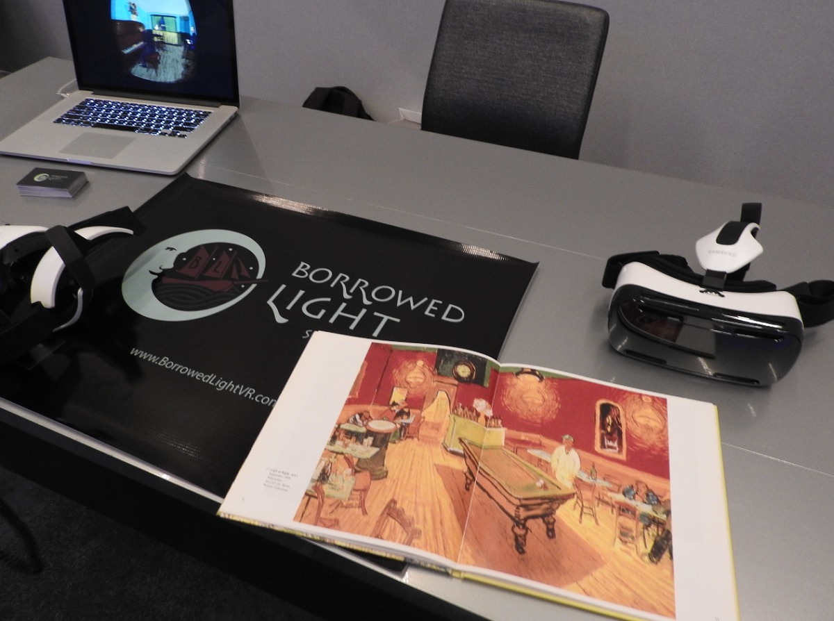 The Night Cafe demo by Borrowed Light Studios lets you walk around a Van Gogh painting.