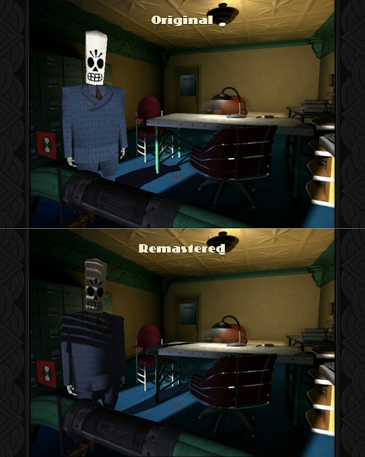 A graphics comparison.