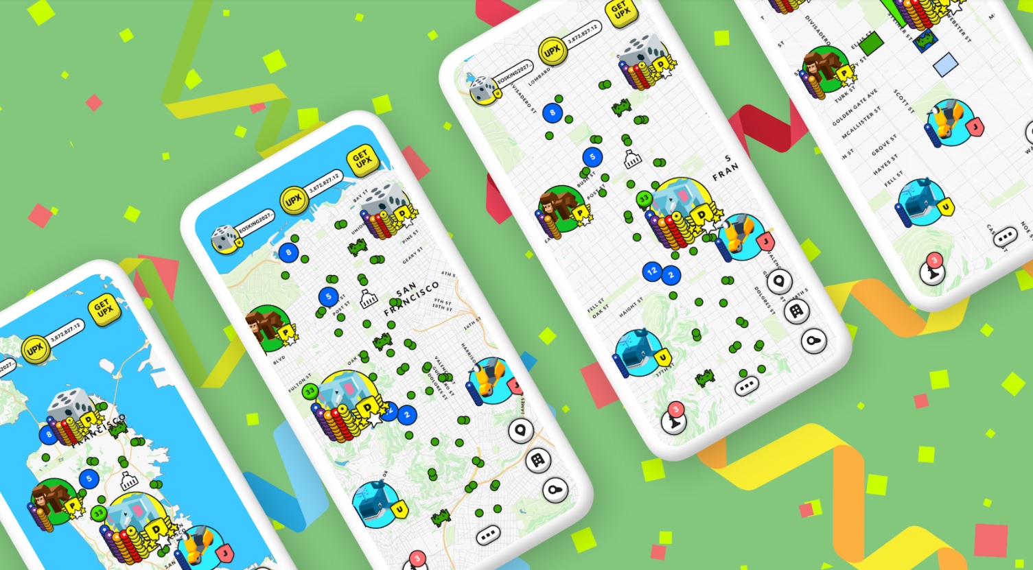 Upland is a virtual property game supported by blockchain.