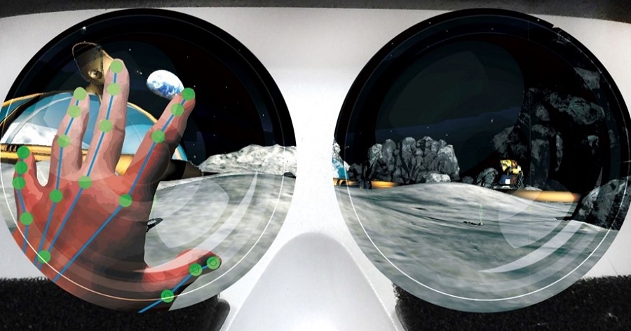 uSens can track what you do in AR/VR.