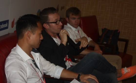 James Peng of Storm8, Andrew Birnbryer of AppLift, and Matt Bruch of Liquid Wireless.