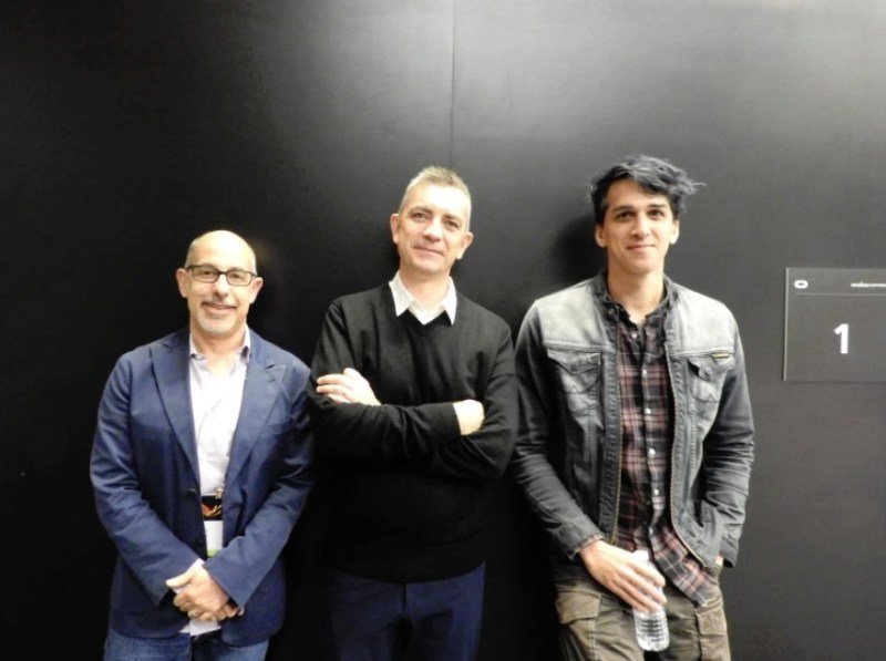 Left to right: David Goyer, Colum Slevin, and