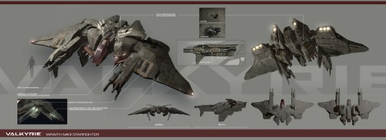 Eve: Valkyrie Wraith ship