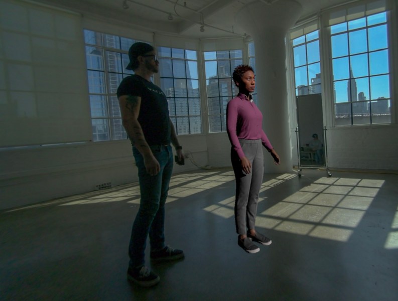 Unreal Engine MetaHuman streaming from Varjo Reality Cloud.