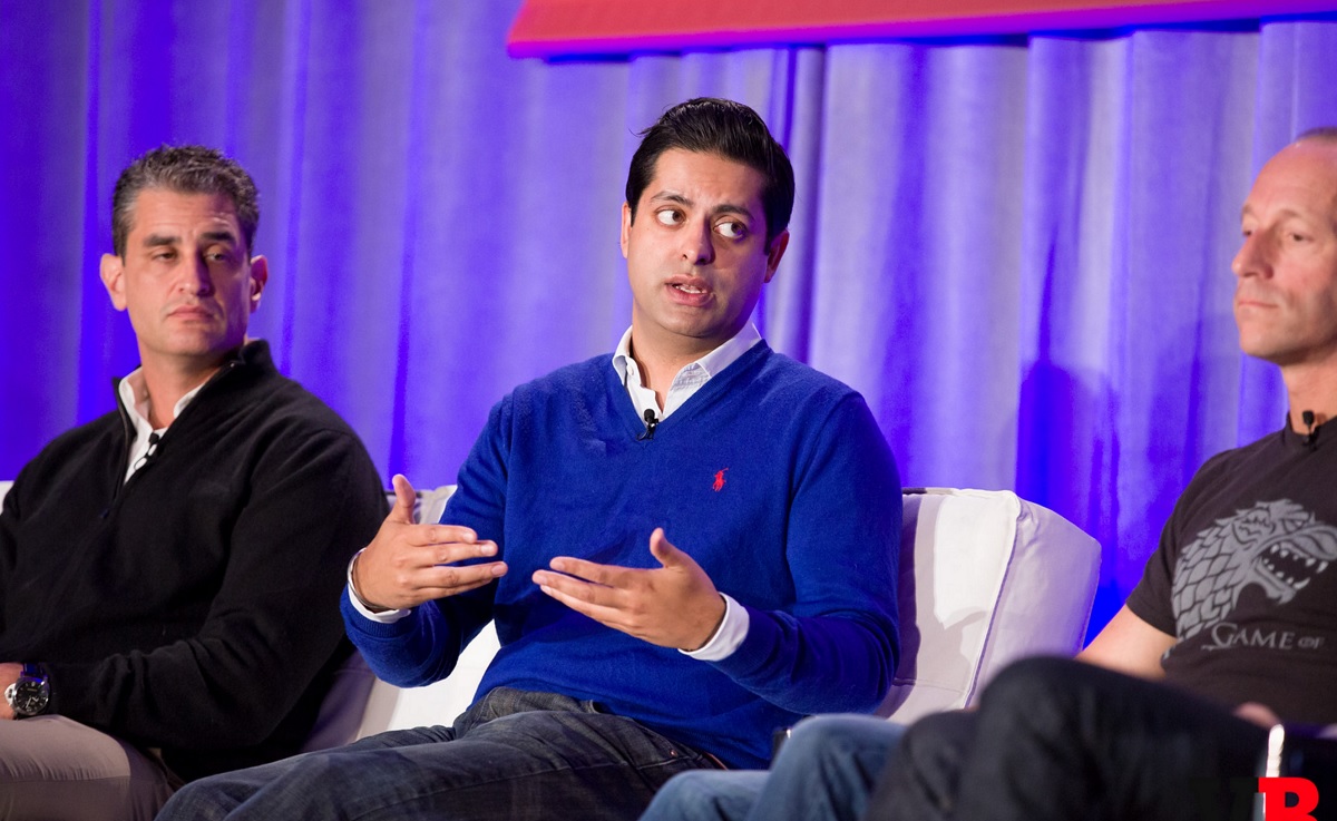 Venture capitalists Jason Kay, Sunny Dhillon, and Phil Sanderson speak on a panel at GamesBeat 2015.