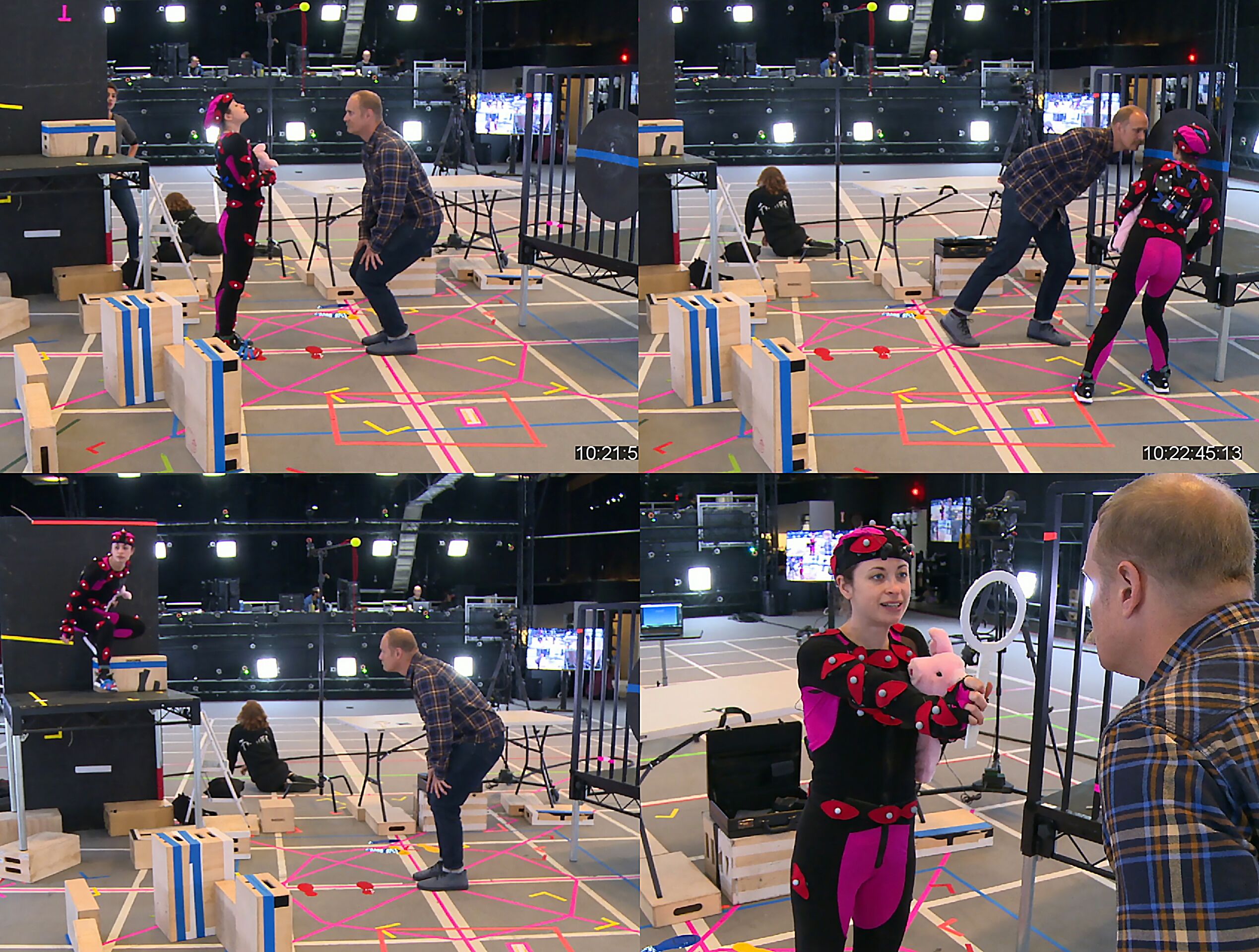 Motion capture for digital character Lucy of Wolves in the Walls.