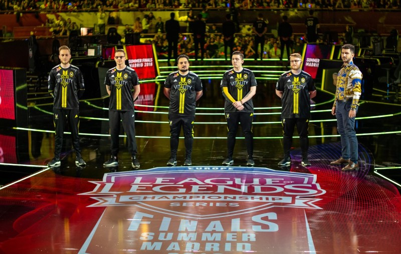 Team Vitality at Europe's League of Legends Champ