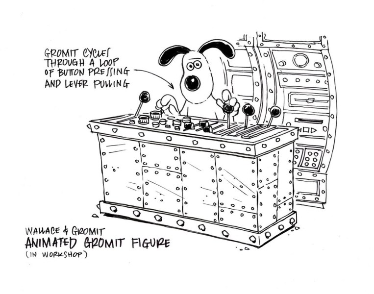 Gromit is a beagle and part of Wallace & Gromit.